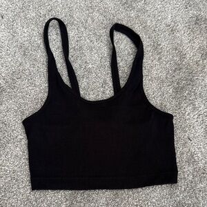 Zara Black Crop Top